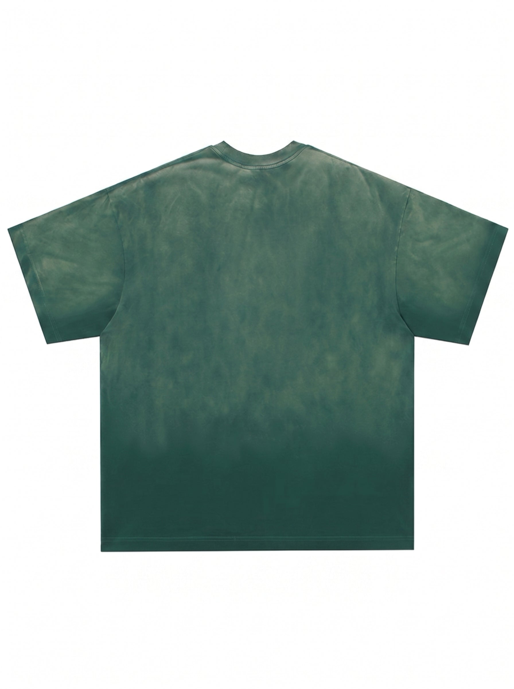 Green t-shirt on a white background